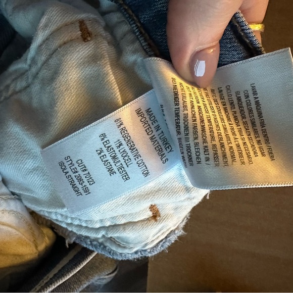 Citizens of Humanity Isola high rise straight slim crop jeans size 27 2083-1591 - Picture 4 of 6